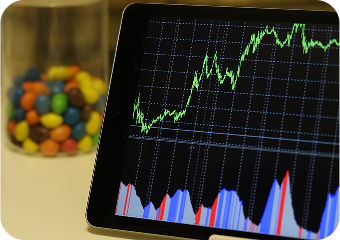 Tablet with Graph